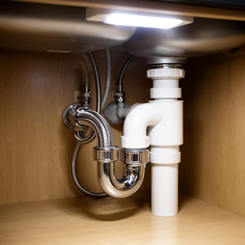 Nieuwe propere leidingen na installatie door Waterdicht